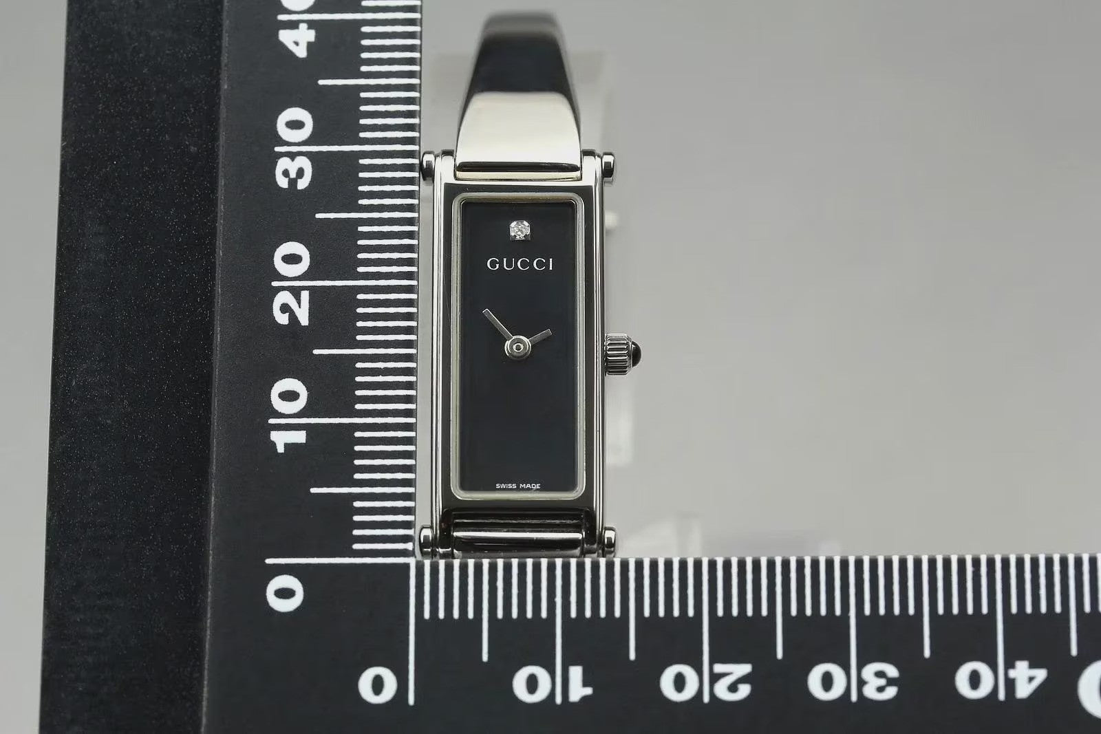 Gucci 1500L Watch - Black, Stainless Steel