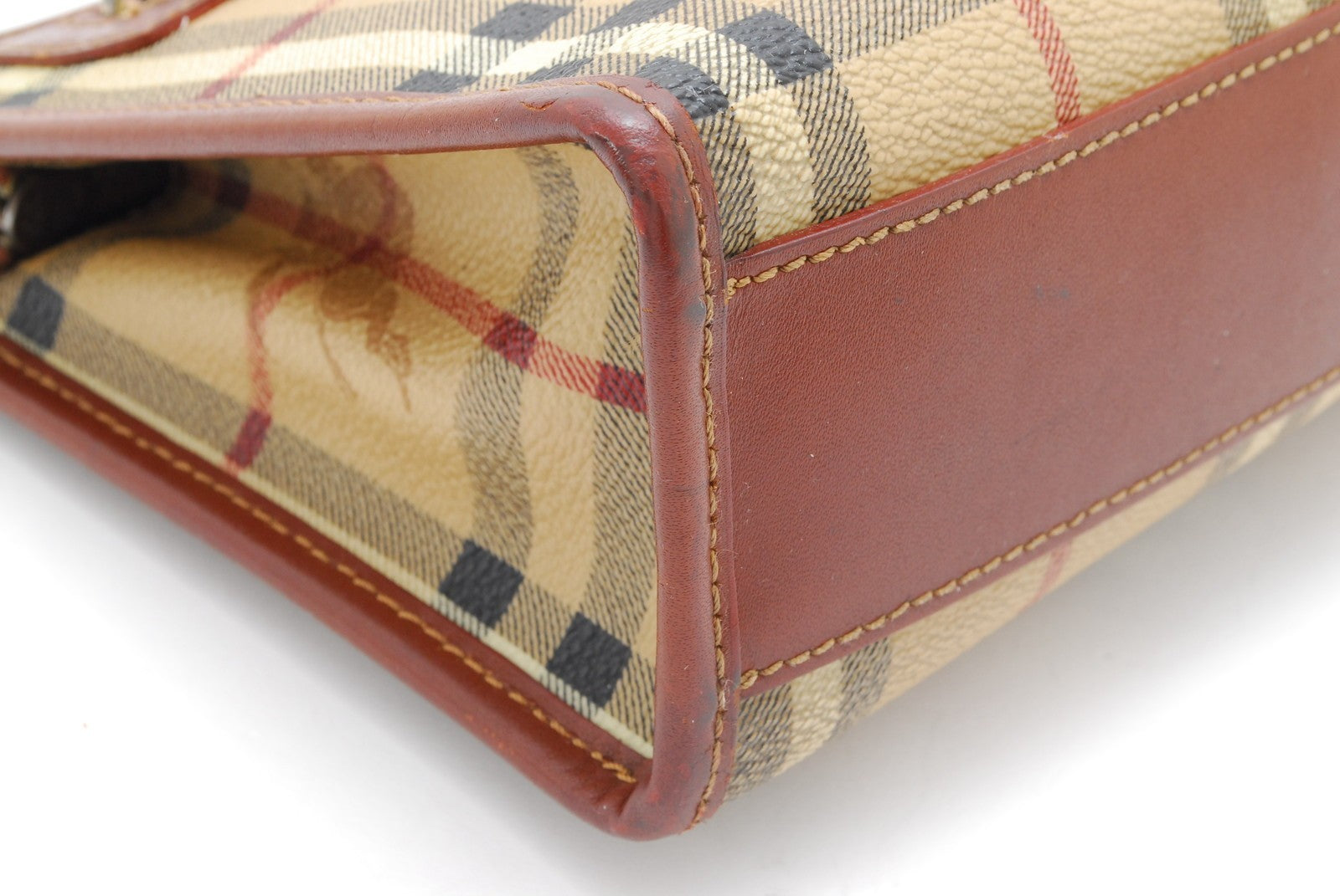 Burberry Nova Clutch Bag - Brown, Leather