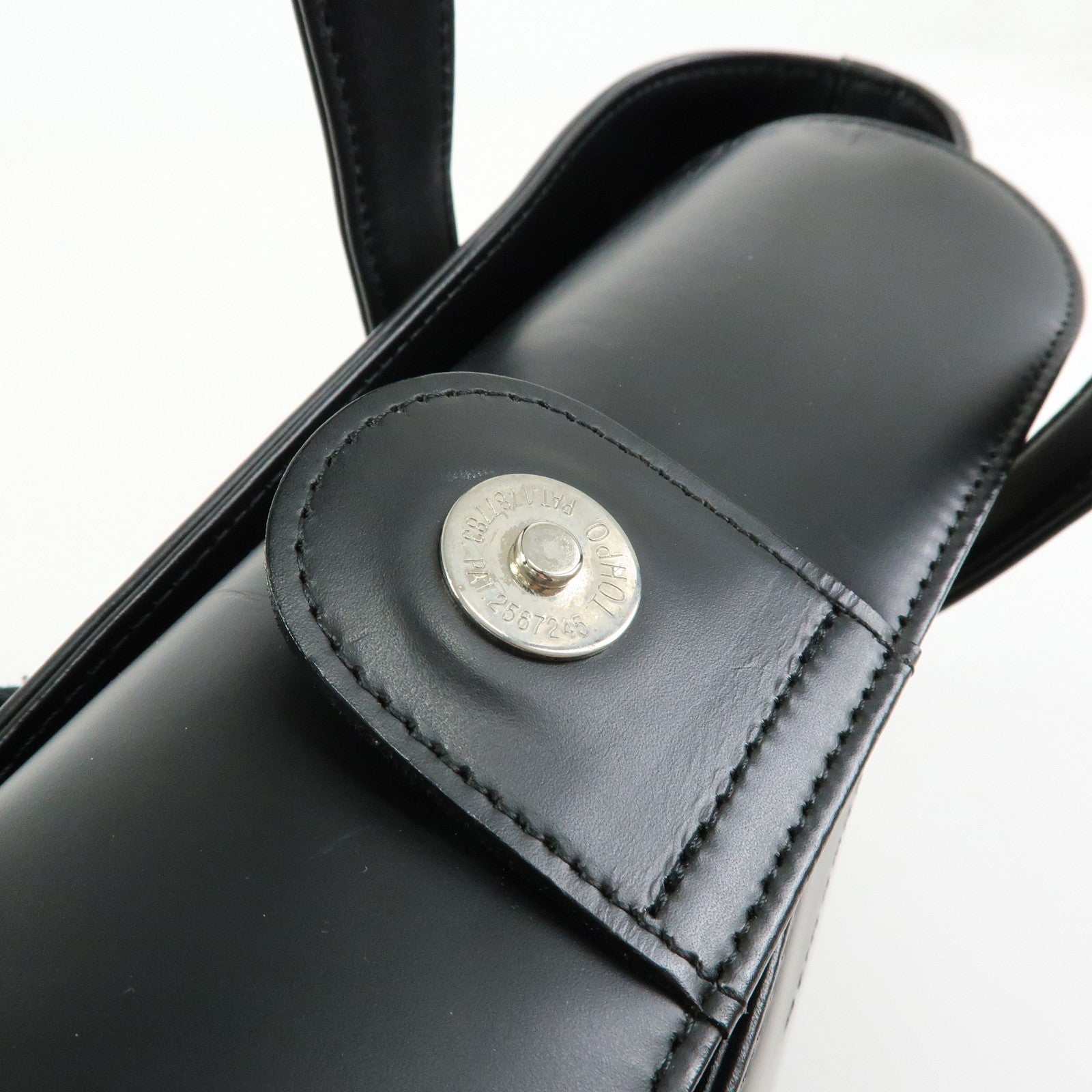 Burberry Nova Plaid Tote Bag - Black, Leather and Canvas