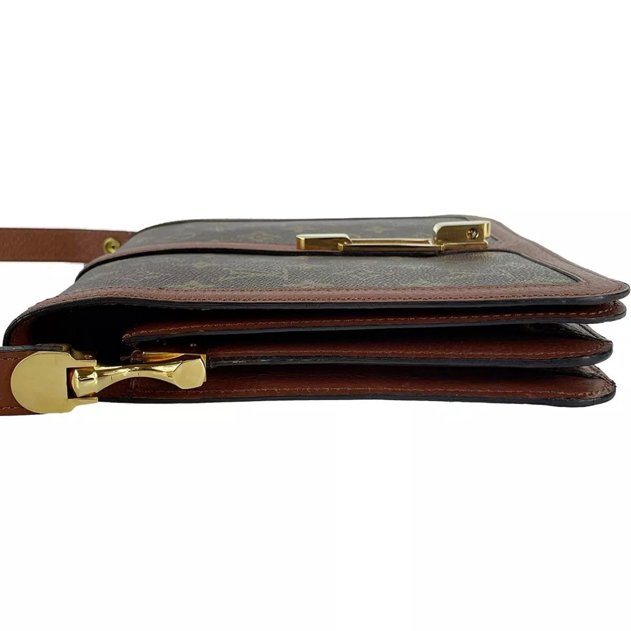 Louis Vuitton Rond Point Leather Brown Shoulder bag