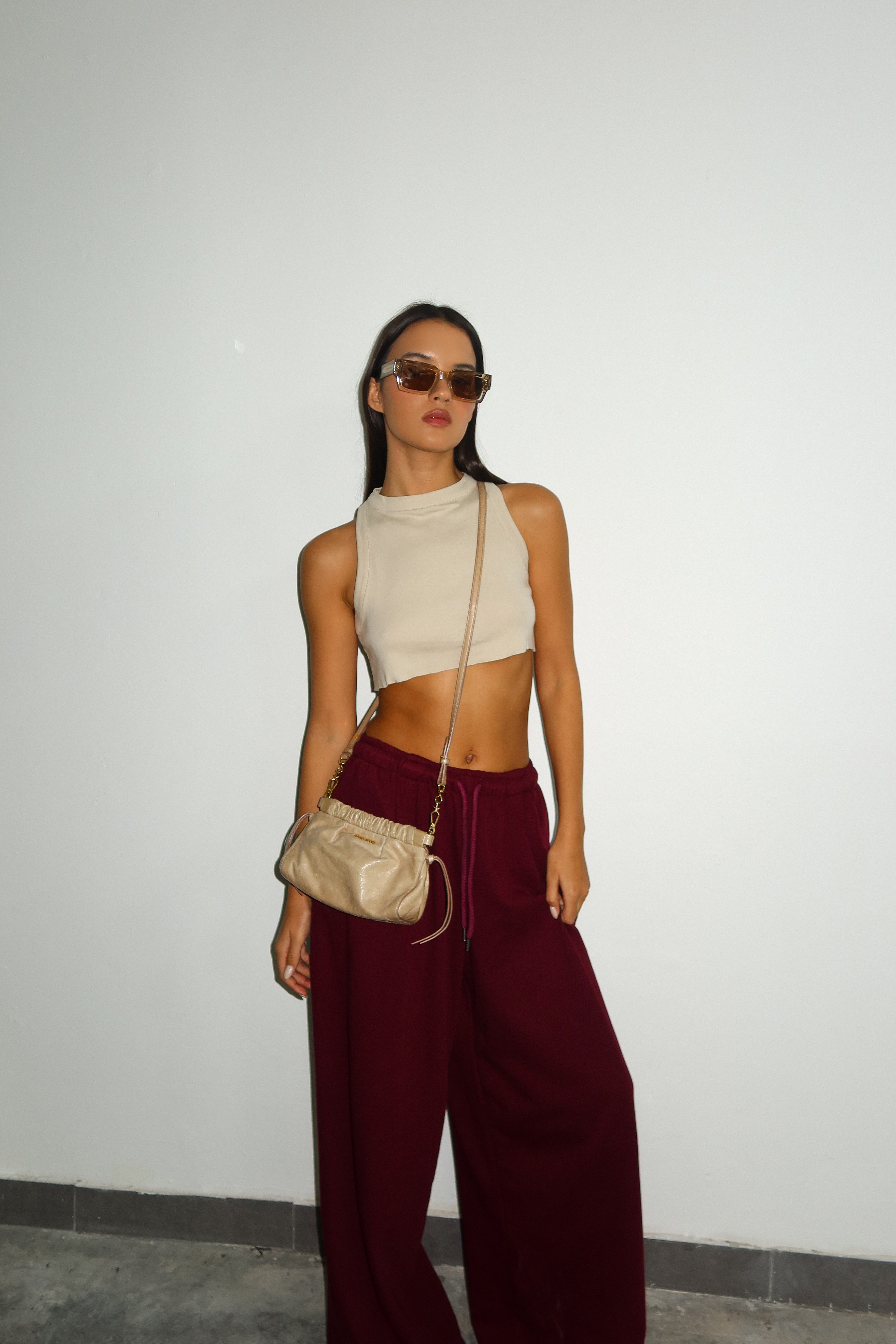 MIU MIU Leather Crossbody Bag