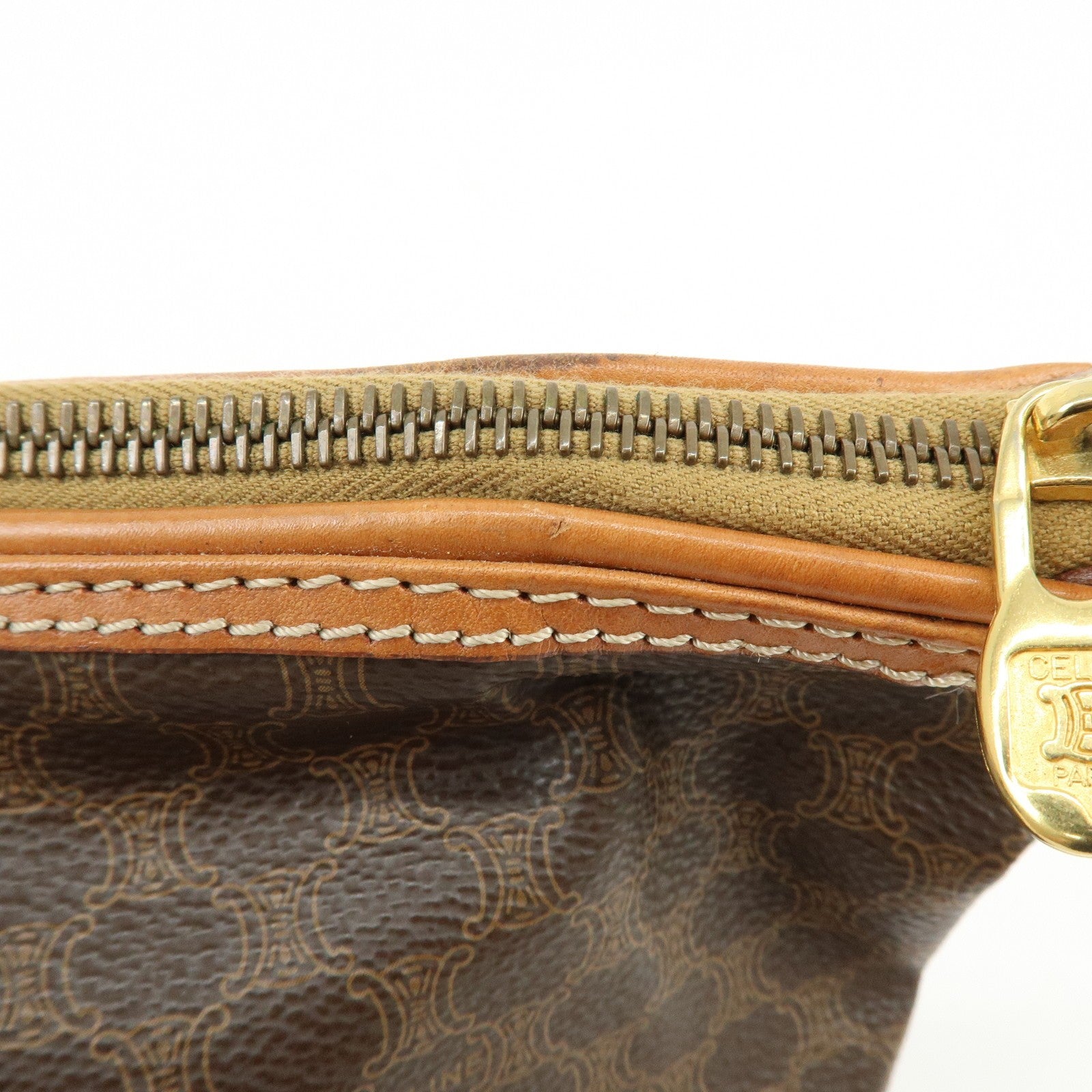 Celine Pouch Accessory Pouch - Brown, PVC Leather