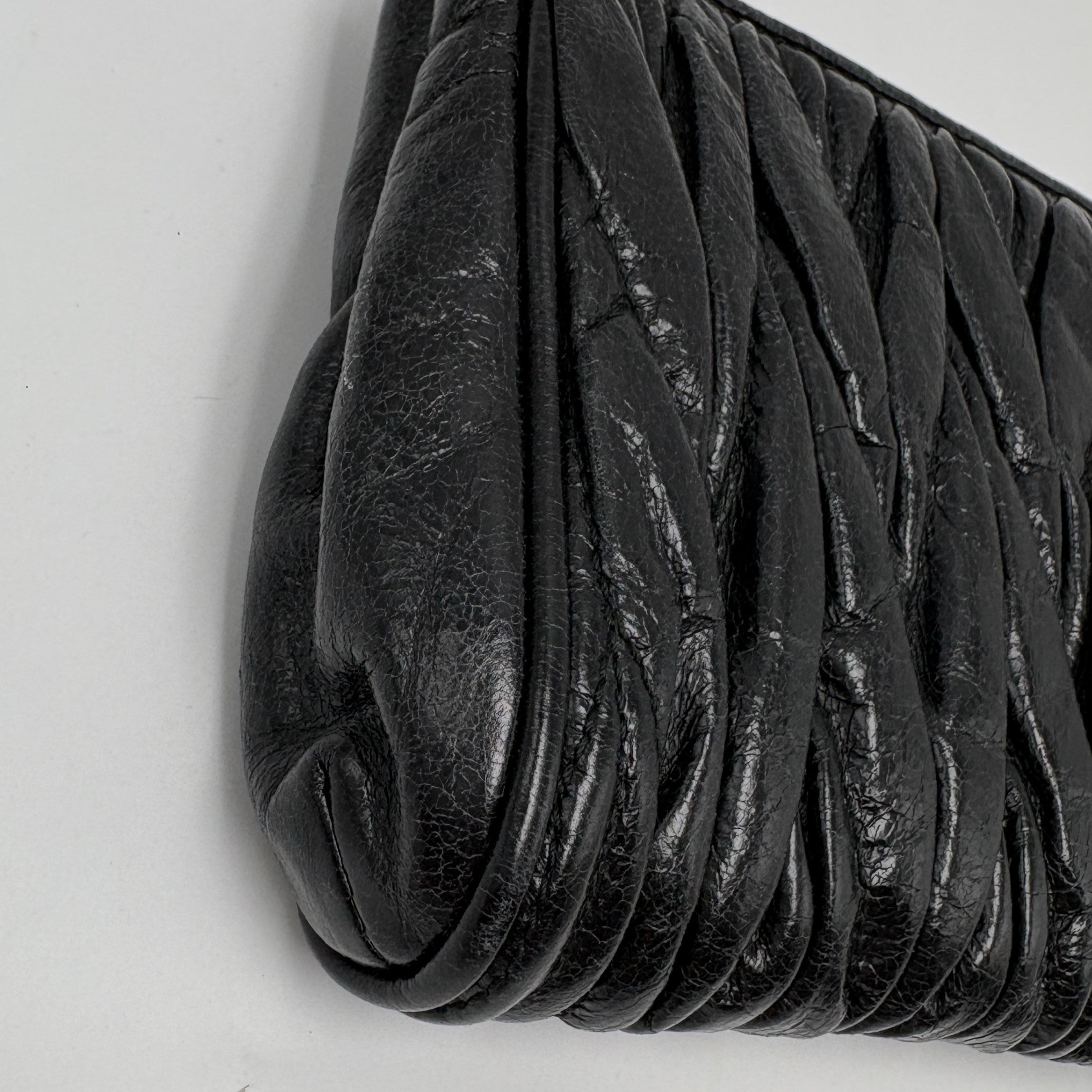 MIU MIU black clutch