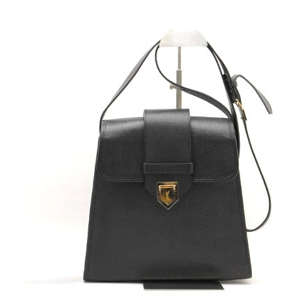 Saint Laurent YSL Shoulder Bag - Black, Leather 