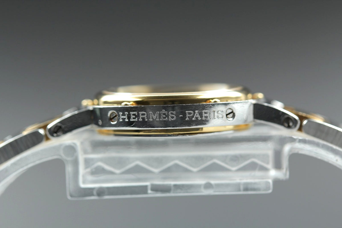 Hermès Clipper Wristwatch - White, Stainless Steel
