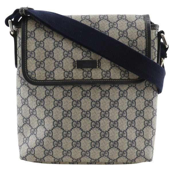 Gucci Shoulder Bag - Navy Blue, GG Supreme Canvas