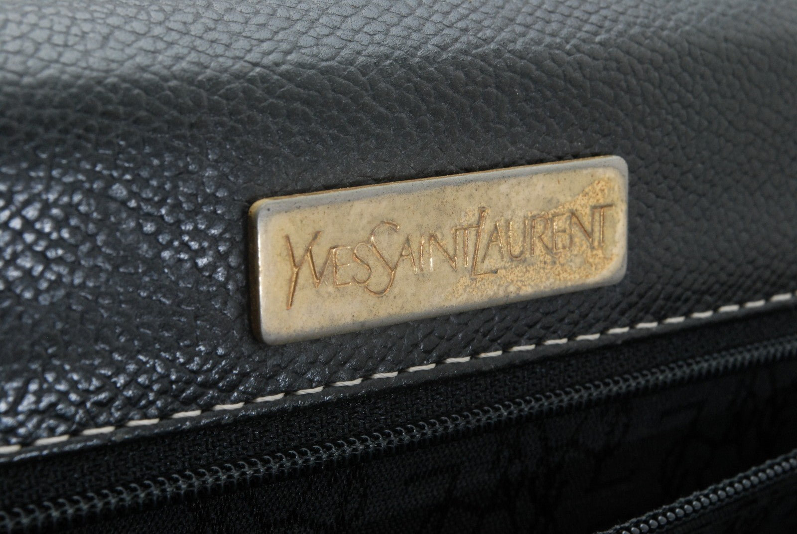 Saint Laurent Yves Saint Laurent Clutch Bag - Black, Leather