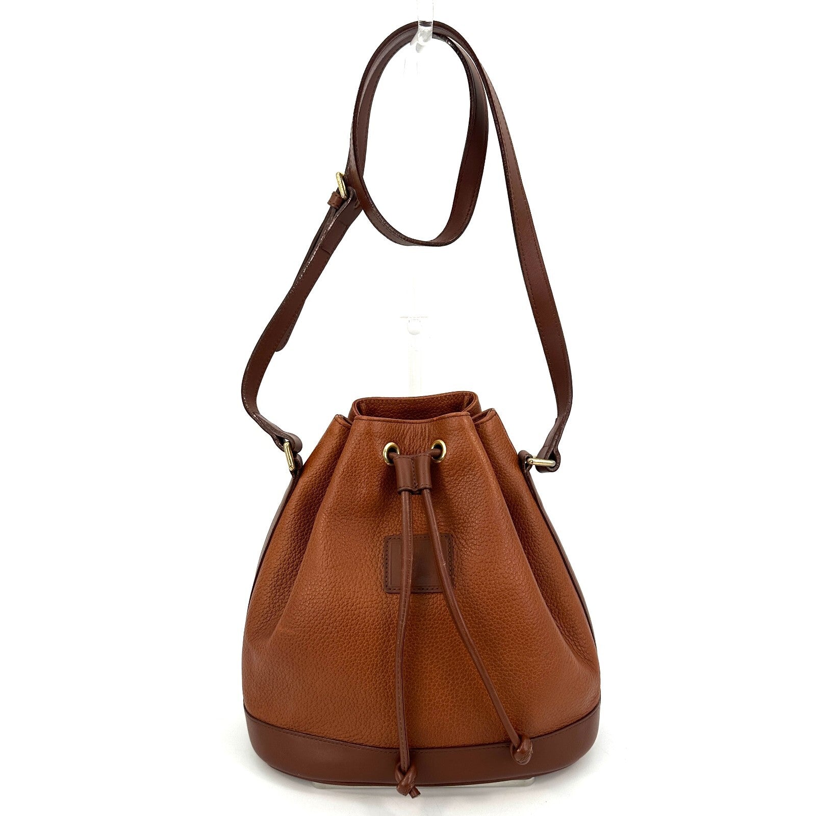 Burberry Burberrys Nova Bucket Drawstring Shoulder Bag - Brown, Leather