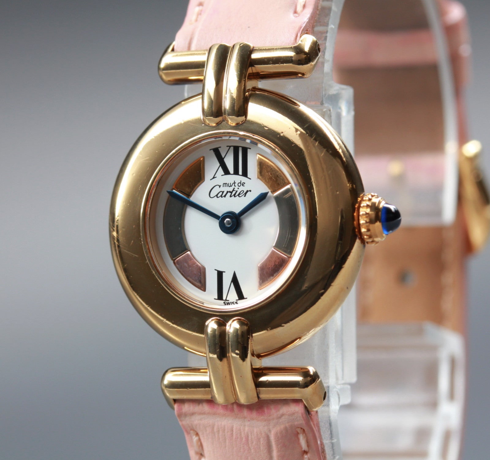 Cartier Must Colisee Vermeil 590002 Watch - Gold Pink, Leather