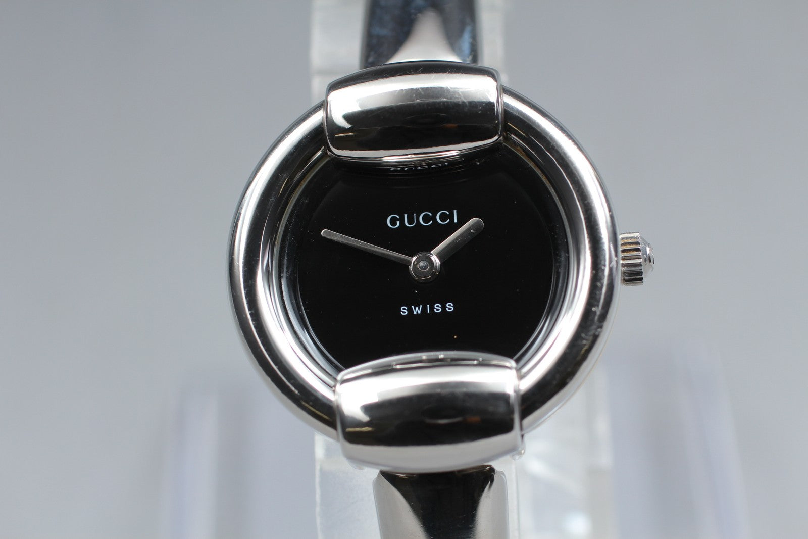 Gucci 1400L Watch - Black, Stainless Steel 