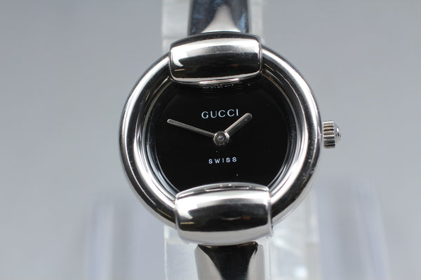 Gucci 1400L Watch - Black, Stainless Steel