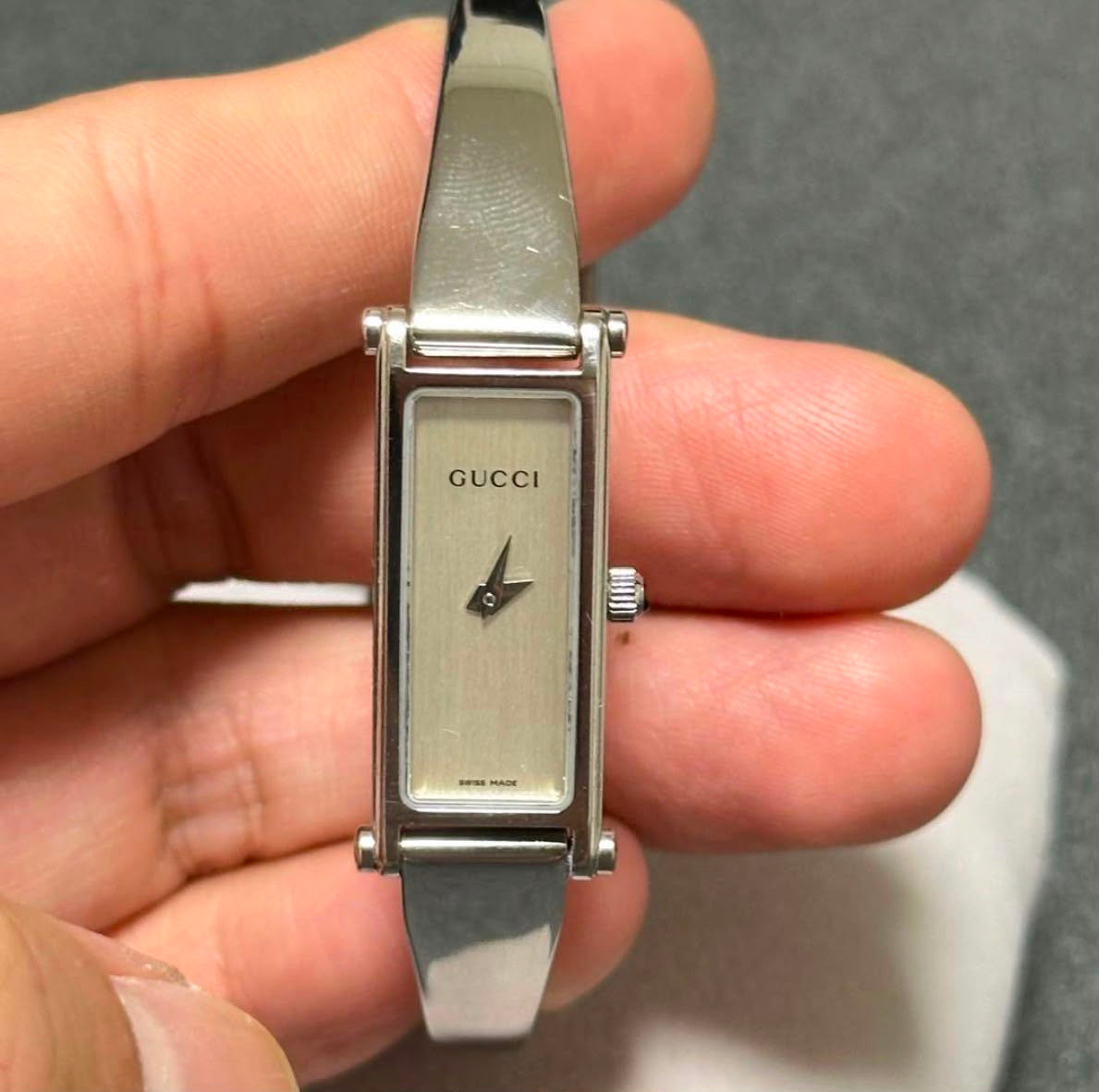 Gucci 1500L Wristwatch - Silver, Stainless Steel