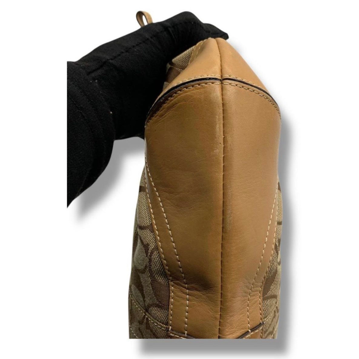 Coach Signature Brown Bag- Rare!