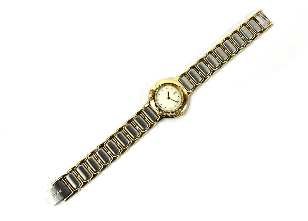 Saint Laurent Gold, Silver Watch