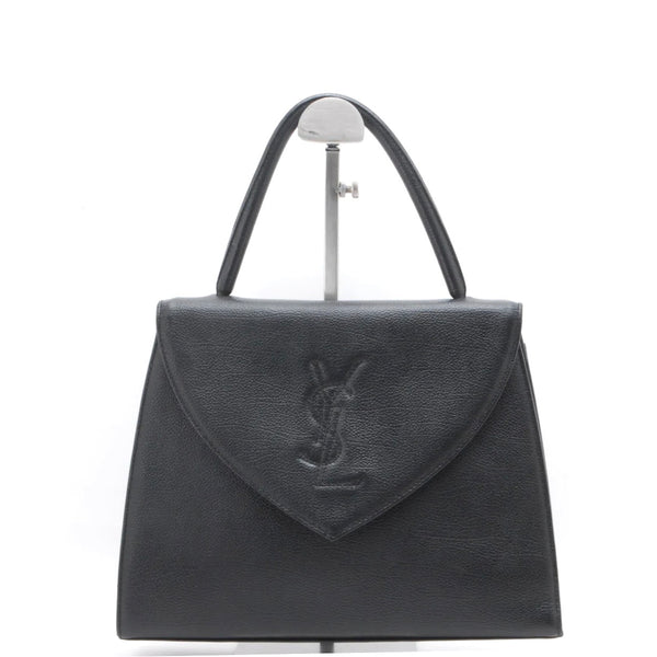 Saint Laurent Vintage Top Hand Bag - Black, Leather 