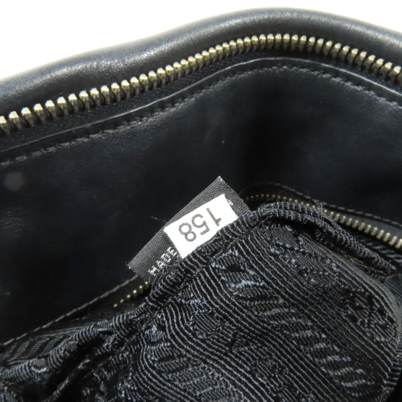 Prada GHW Bauletto Handbag - Black, Calfskin Leather