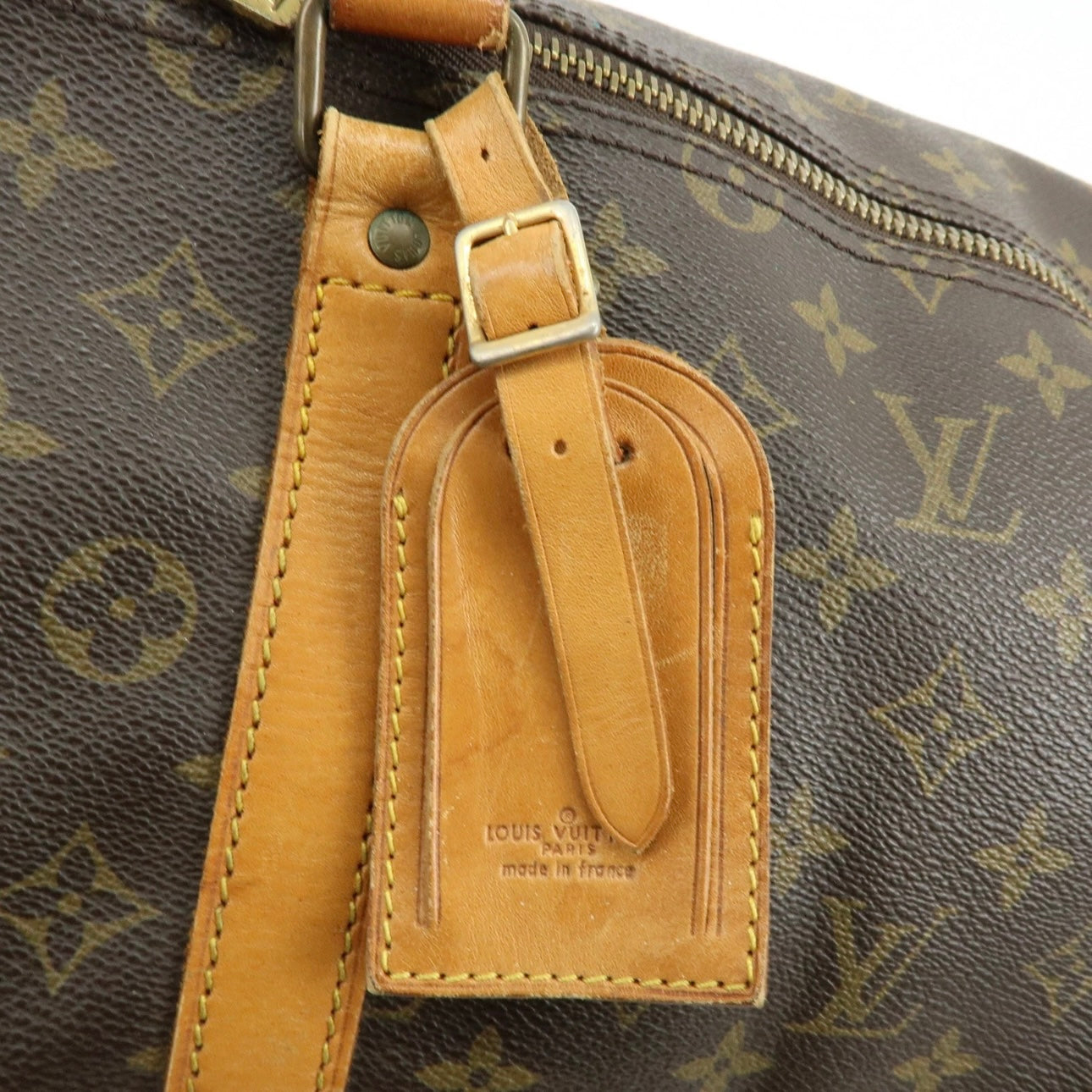Louis Vuitton Monogram Keep All Bandouliere 55 Boston Bag