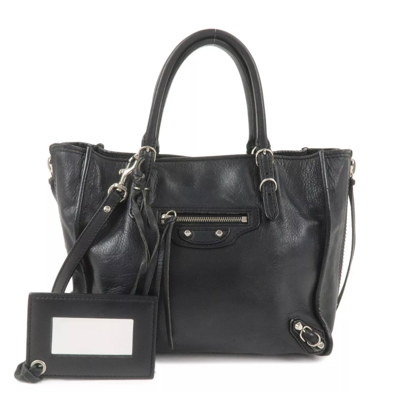 Leather Paper Mini 2way Shoulder Bag