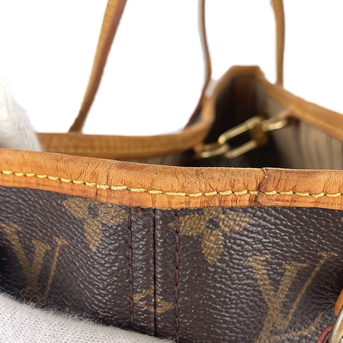 Louis Vuitton Neverfull PM Tote Bag - Brown, Coated Canvas