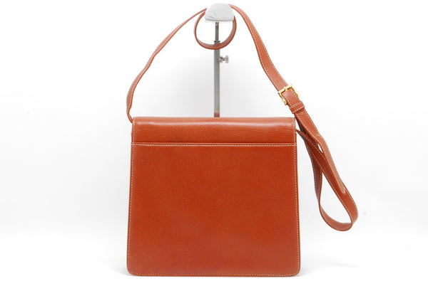 Yves Saint Laurent Shoulder Tote Stitch Bag - Brown, Leather 