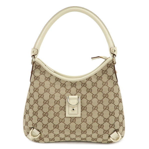 Gucci Abbey Hobo Shoulder Bag - Beige, GG Canvas and Leather