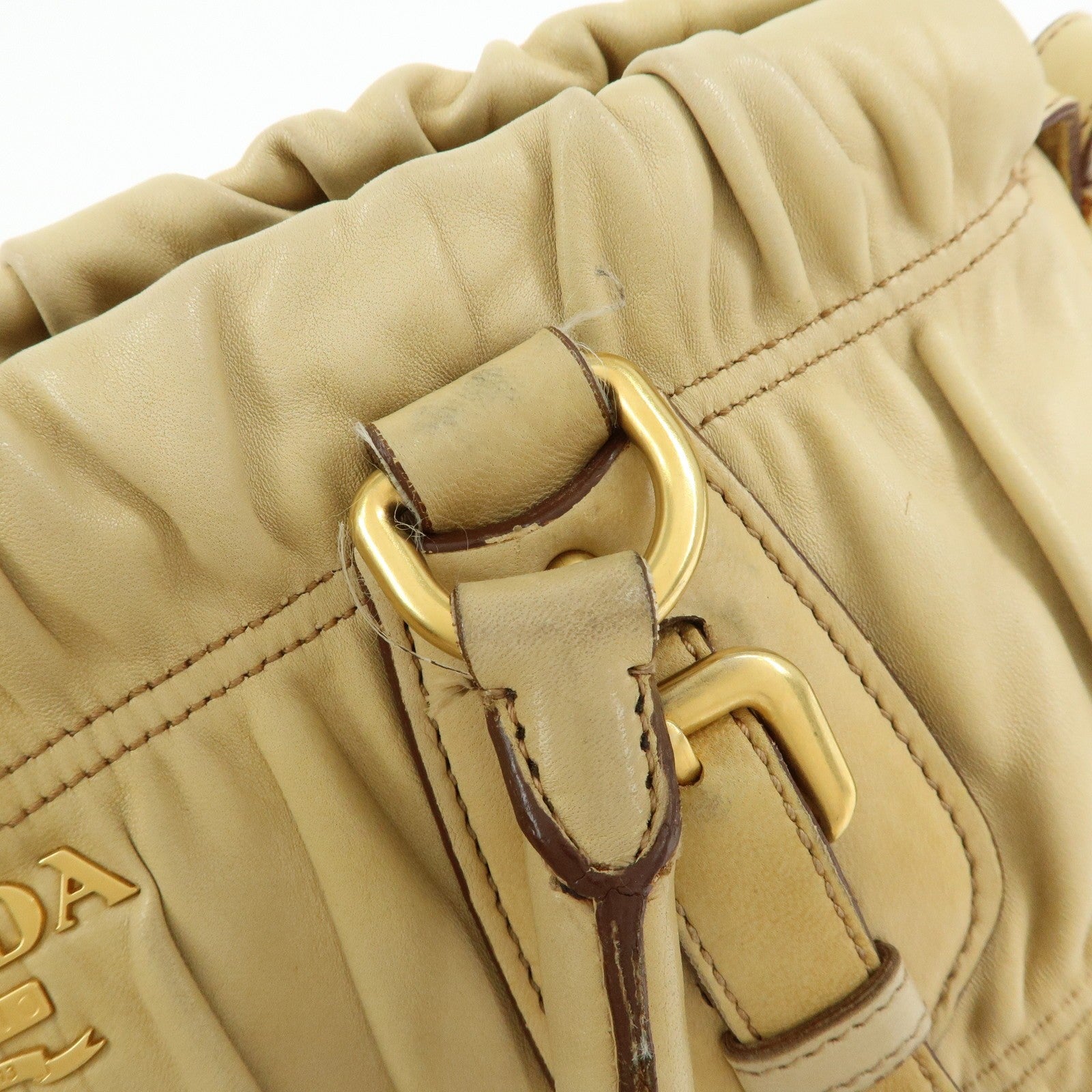 Prada Hand Bag - Camel, Nappa Leather