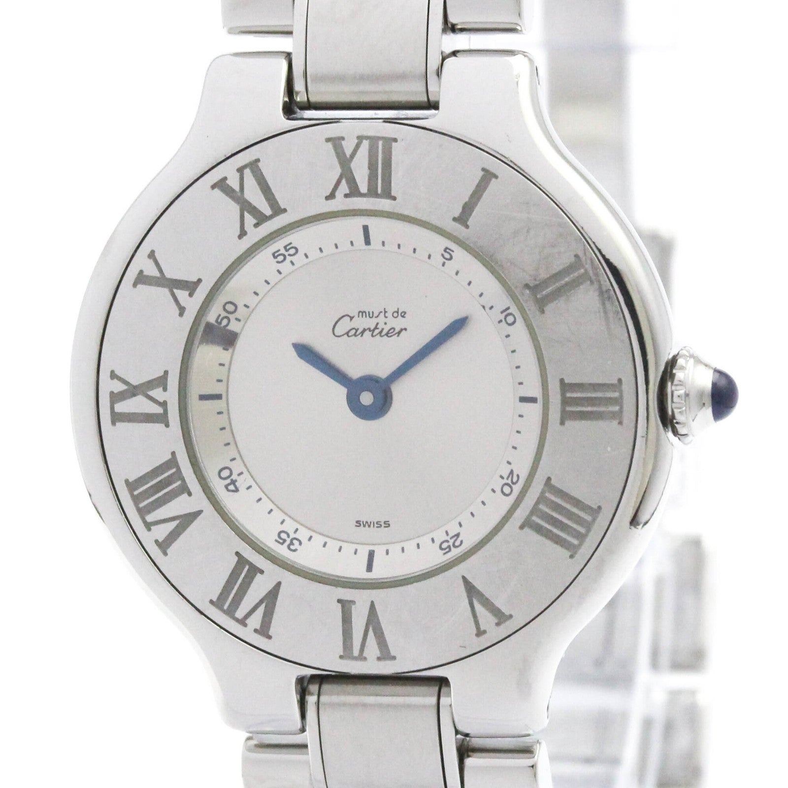 Cartier Must 21 Wristwatch - Silver, Stainless Steel