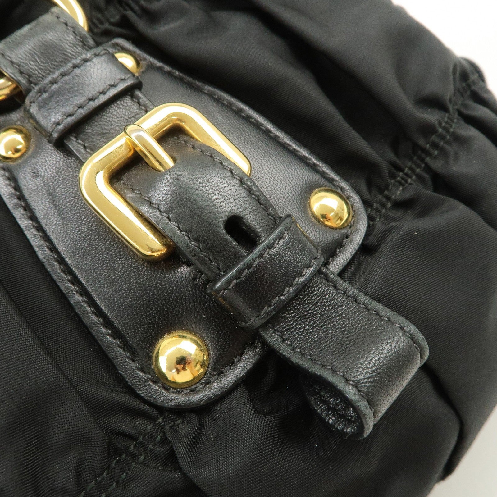 Prada Hand& Shoulder Bag - Black, Nylon Leather