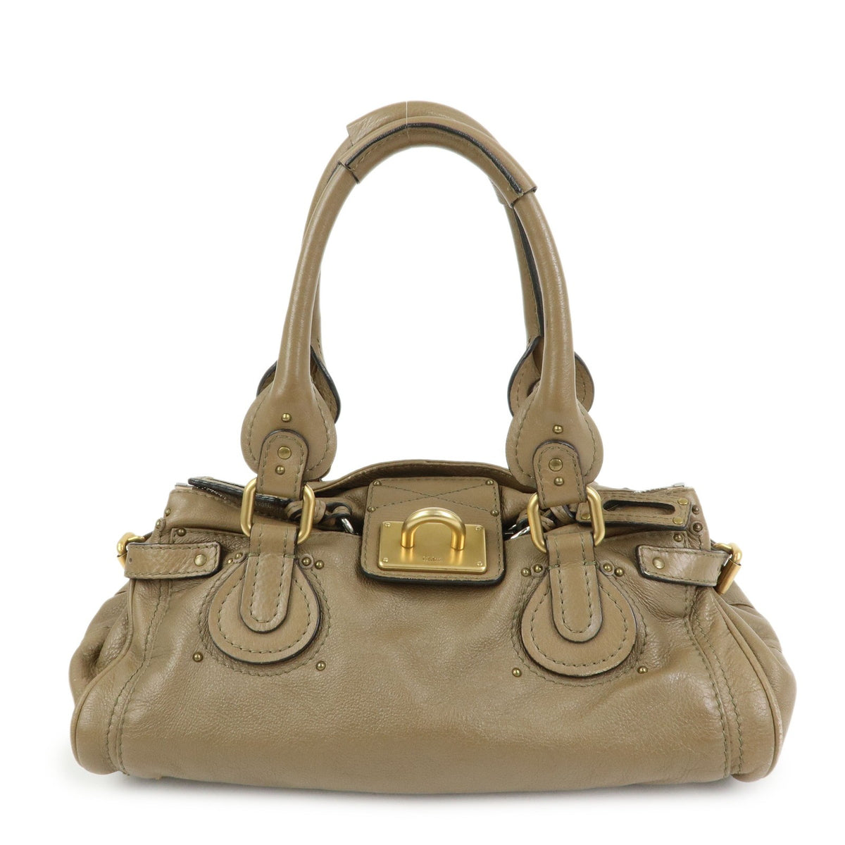 Chloe Paddington Hand Bag - Brown, Leather