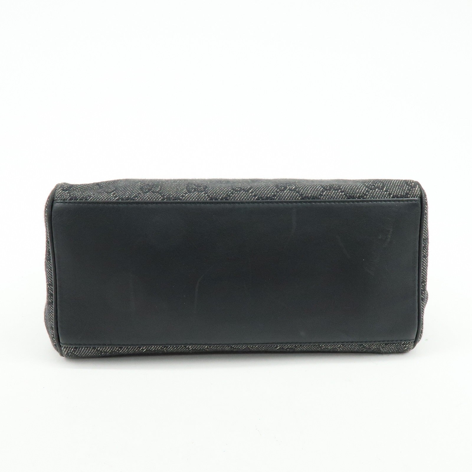 Gucci Shoulder Bag - Black, GG Canvas, Leather 