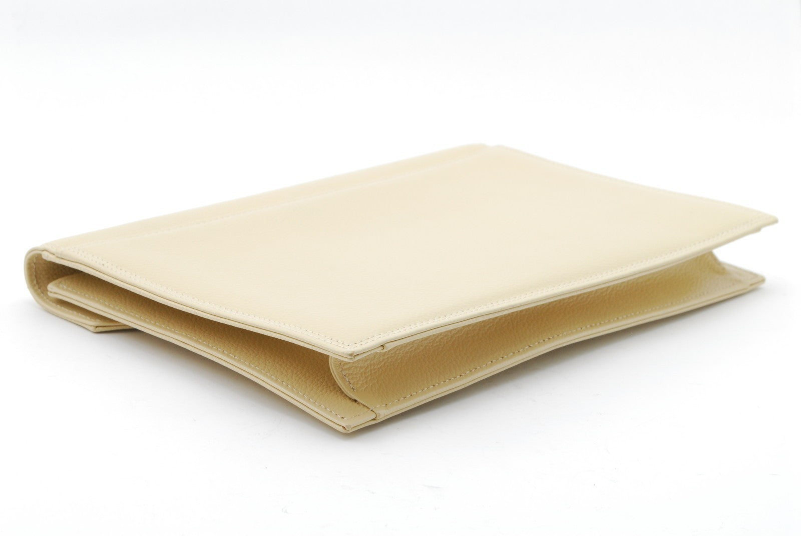 Saint Laurent Yves Saint Laurent Clutch Bag - Ivory, Leather