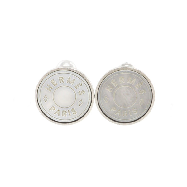 Hermès Serie Earring - Silver, Metallic