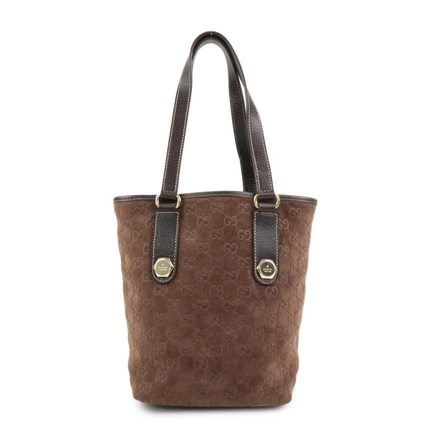 Gucci Tote Bag - Brown, Suede Leather
