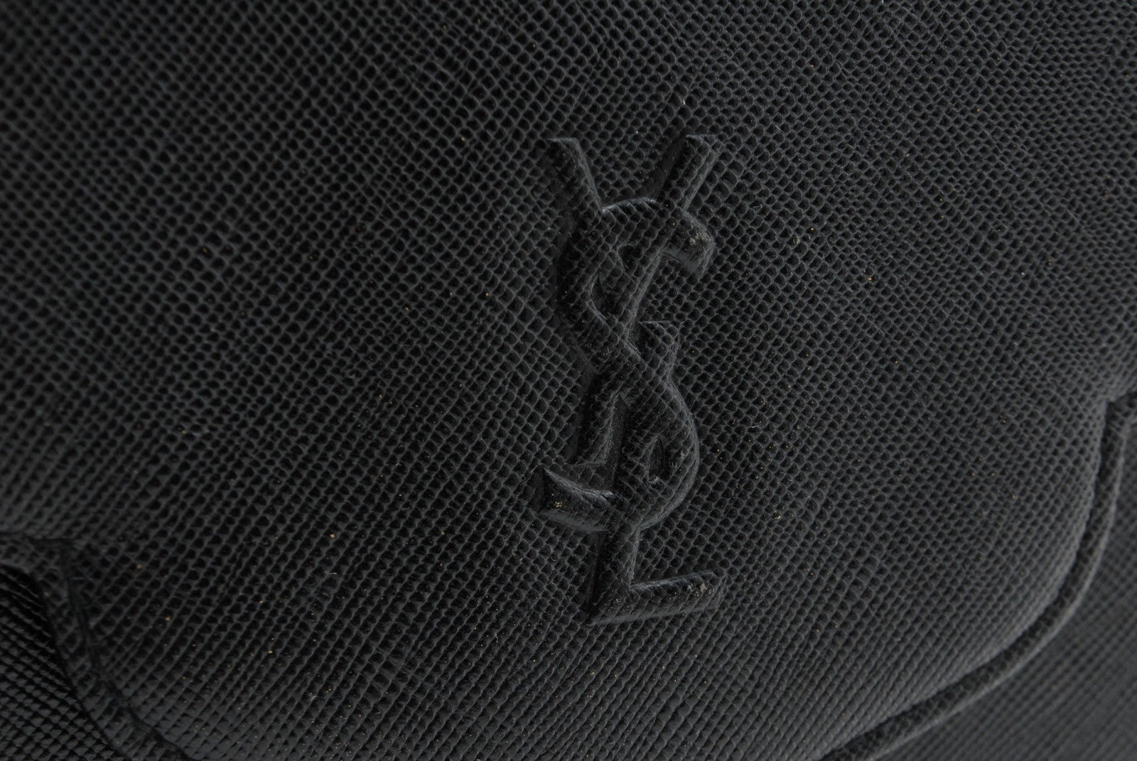 Saint Laurent Yves Saint Laurent Crossbody Shoulder Bag - Black, Leather