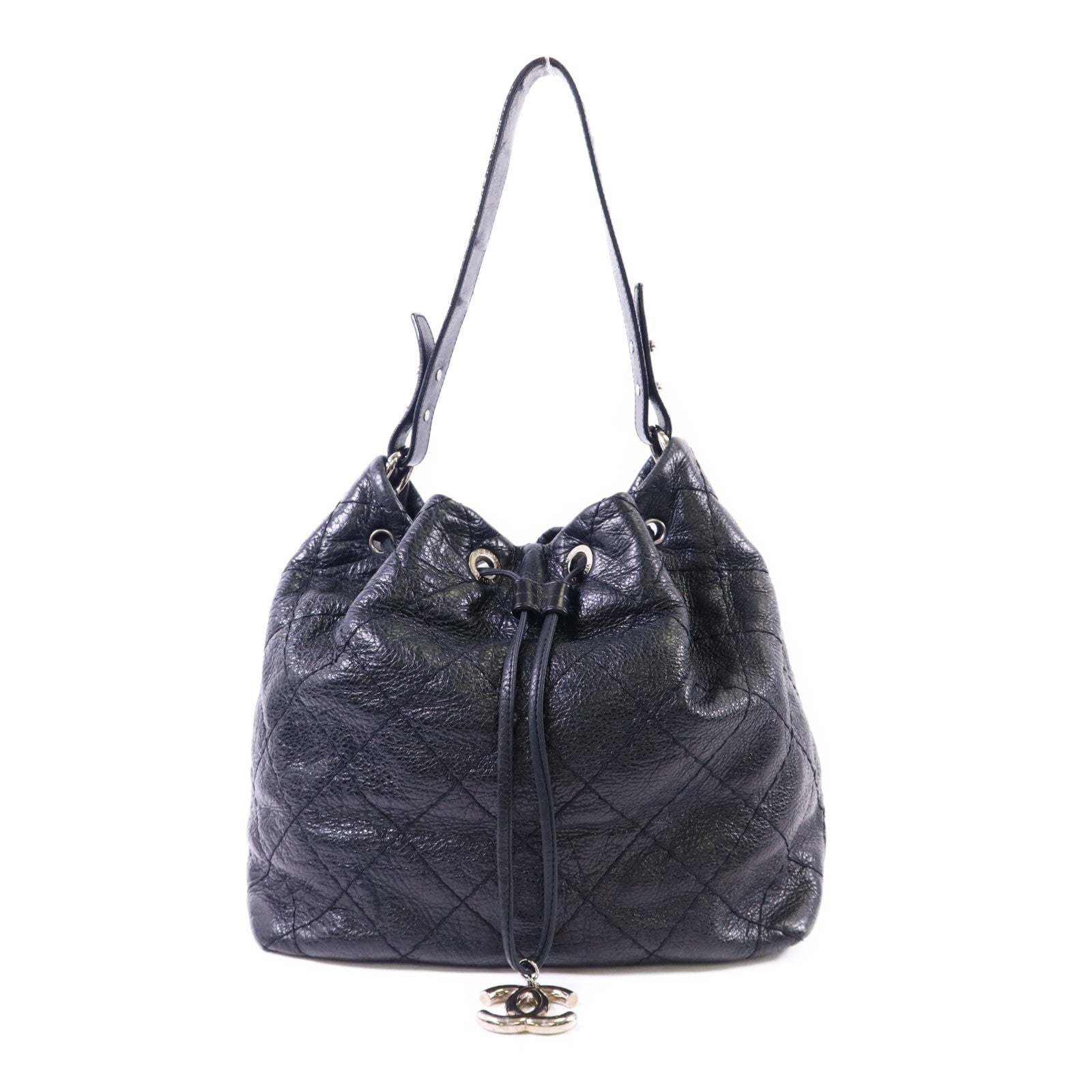 Chanel CC SHW Tote Bag - Black, Calfskin Leather