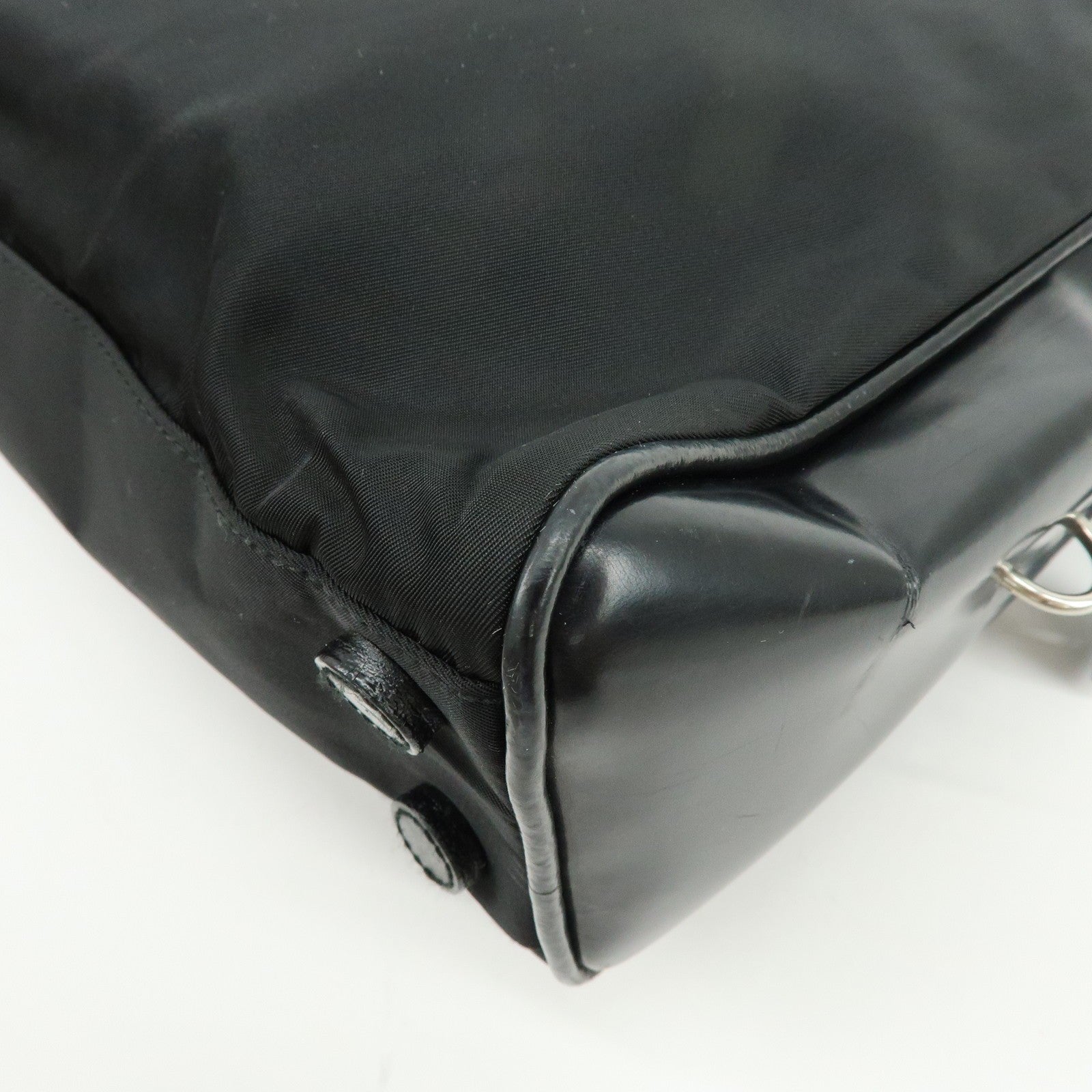 Prada Shoulder Bag - Black, Nylon and Leather