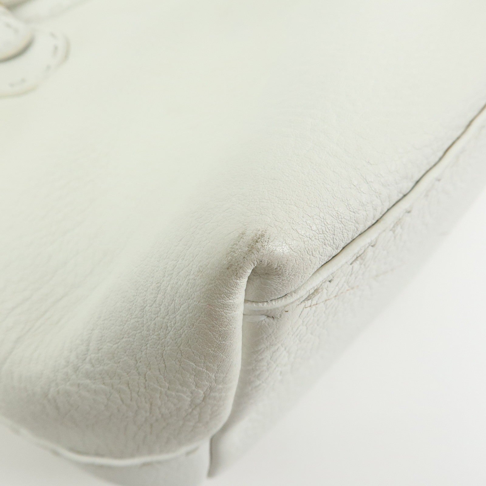 Fendi Hand Tote Bag - White, Leather