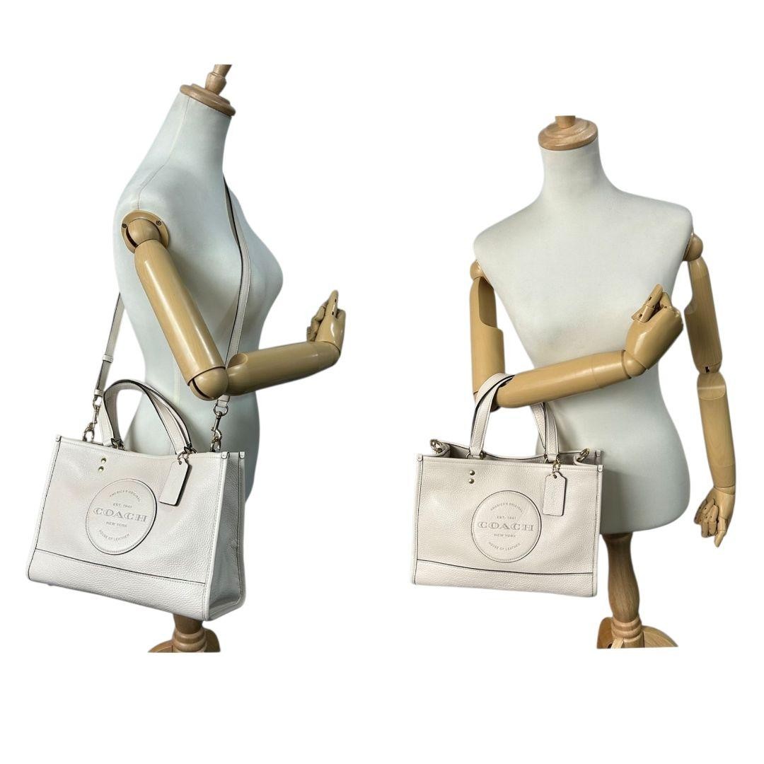Coach S45 Handbag - White, Leather