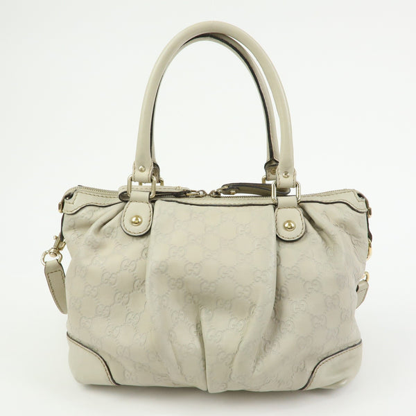 Gucci Sukey 2Way Hand Bag - Ivory, Guccissima Leather