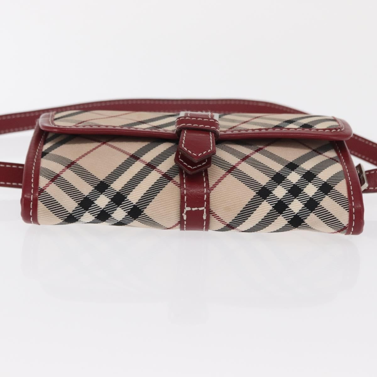 Burberry Nova Check Blue Label Waist Bag - Beige / Silver, Canvas