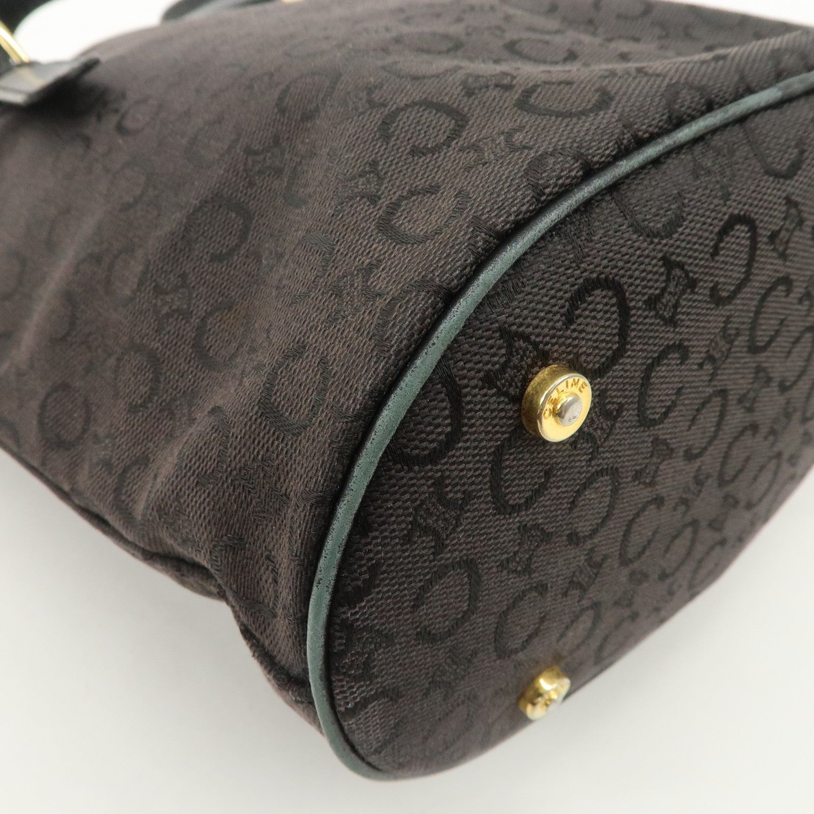 Celine C Macadam Tote Bag - Black, Canvas 