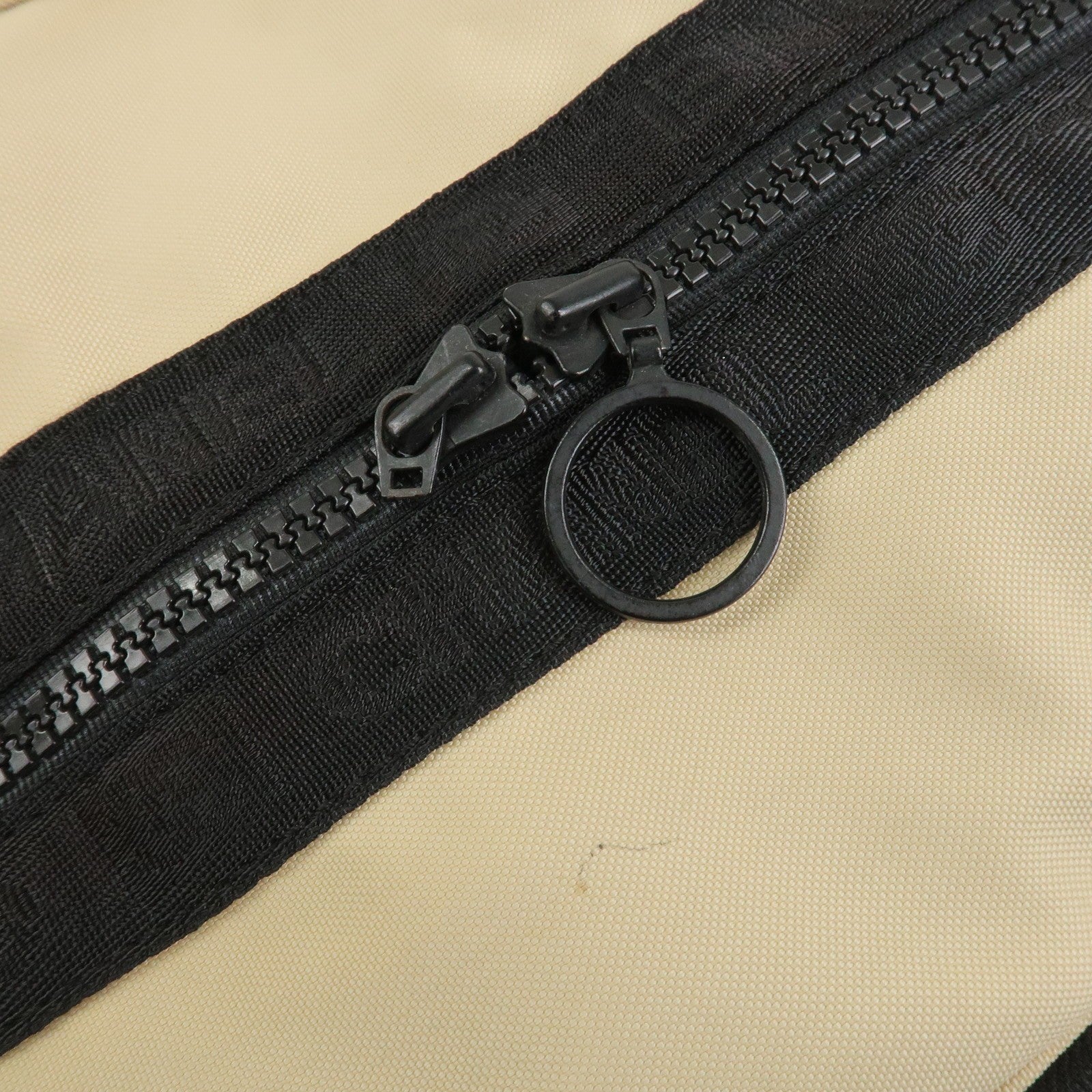 Chanel Travel Bag - Beige, Black, Nylon