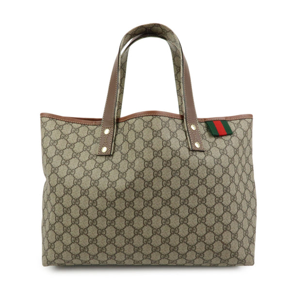 Gucci Tote Bag - Brown, GG Supreme Leather