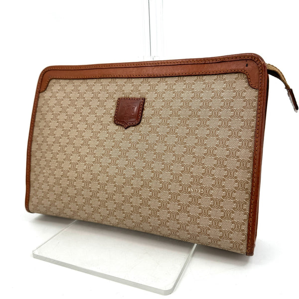 Celine C Clutch Bag - Brown, Leather