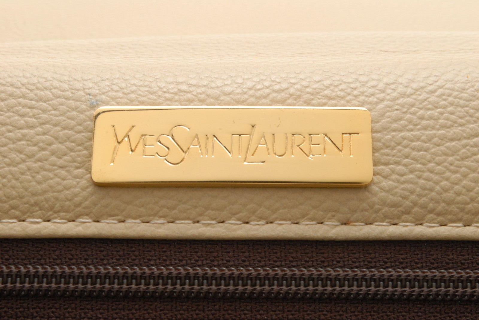 Yves Saint Laurent YSL Hand Bag - Ivory, Leather