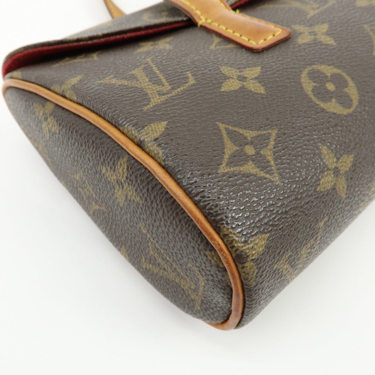 Louis Vuitton Monogram Canvas Sonatine Hand Bag Brown