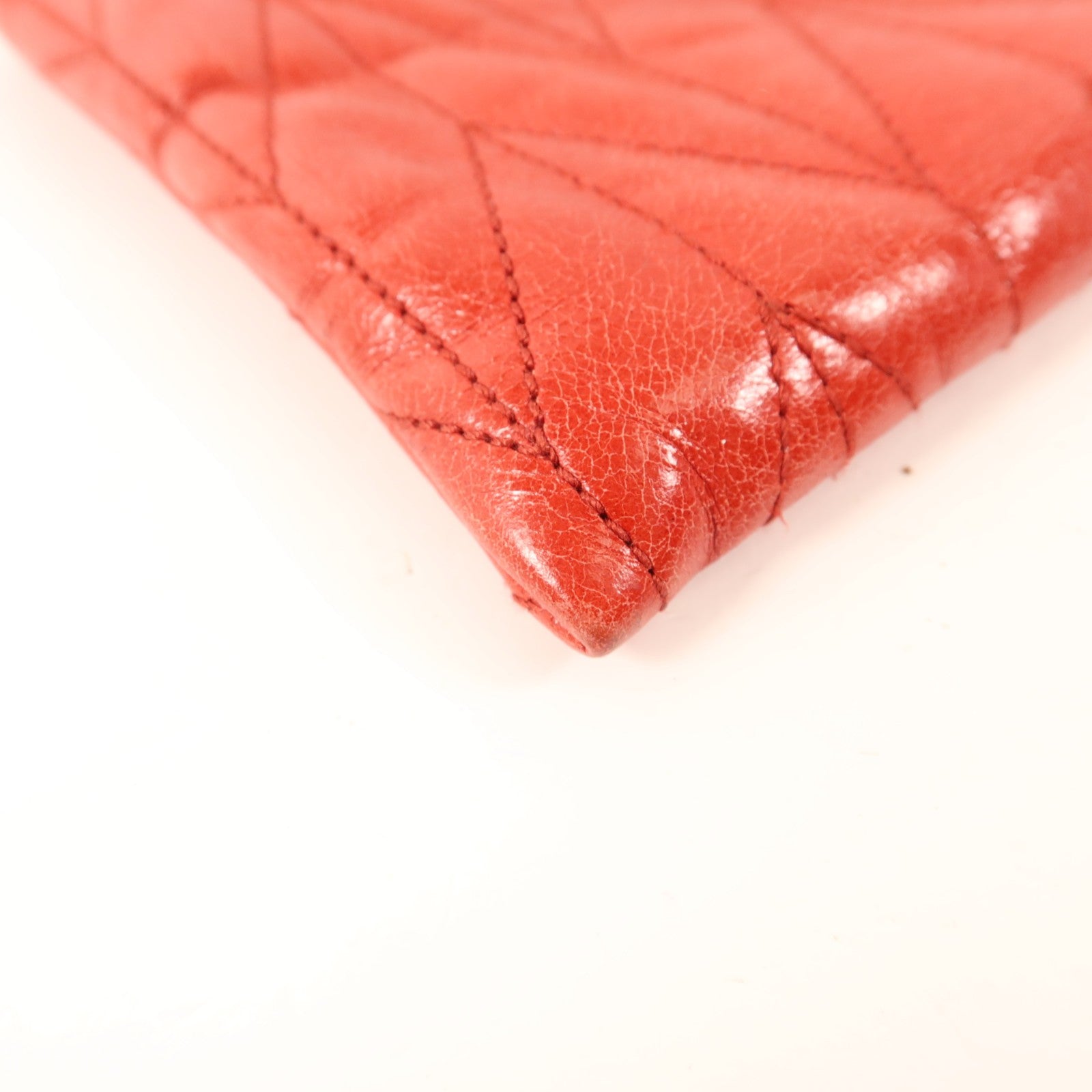 Miu Miu SHW Pouch - Red, Calfskin Leather