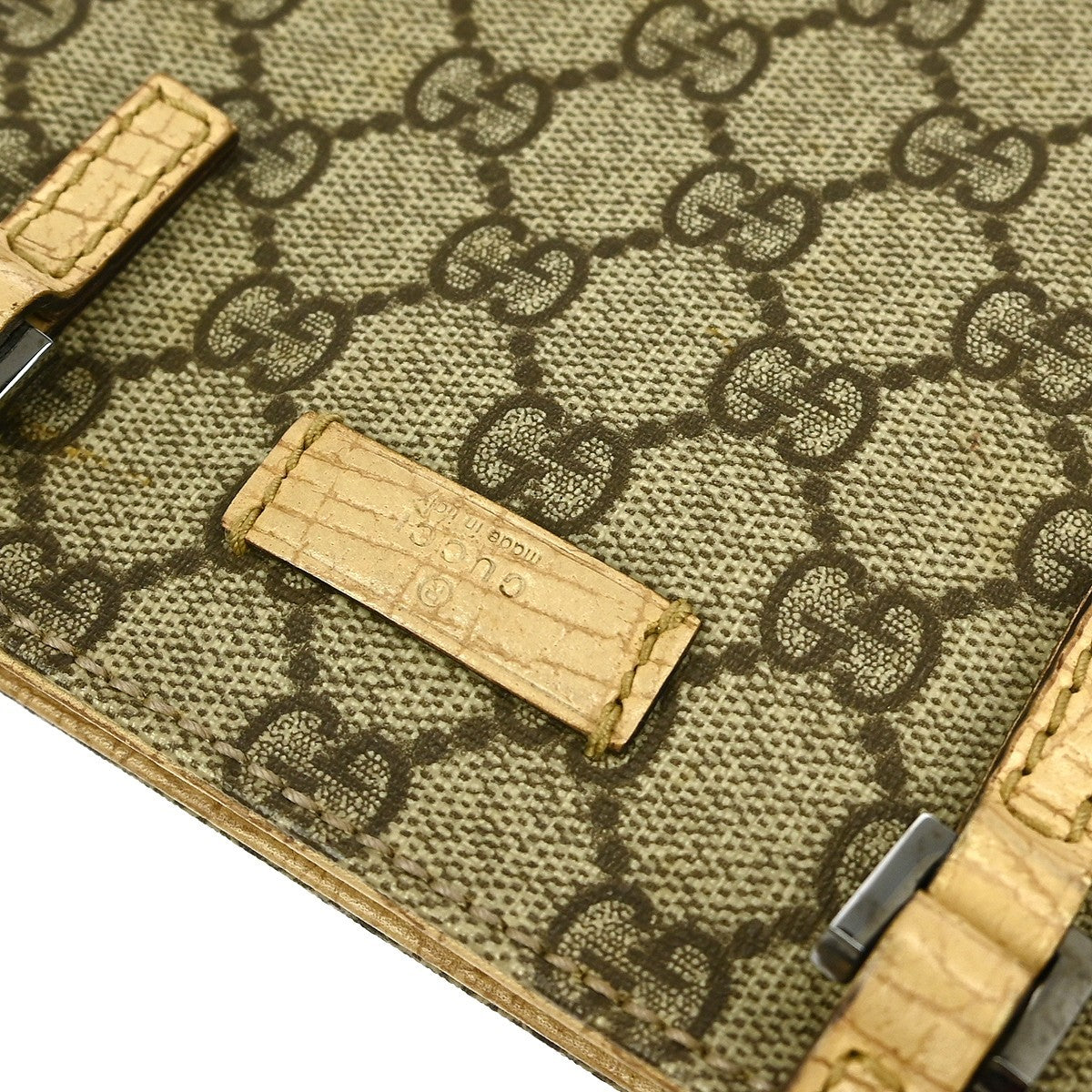 Gucci GG Handbag - Brown, PVC 