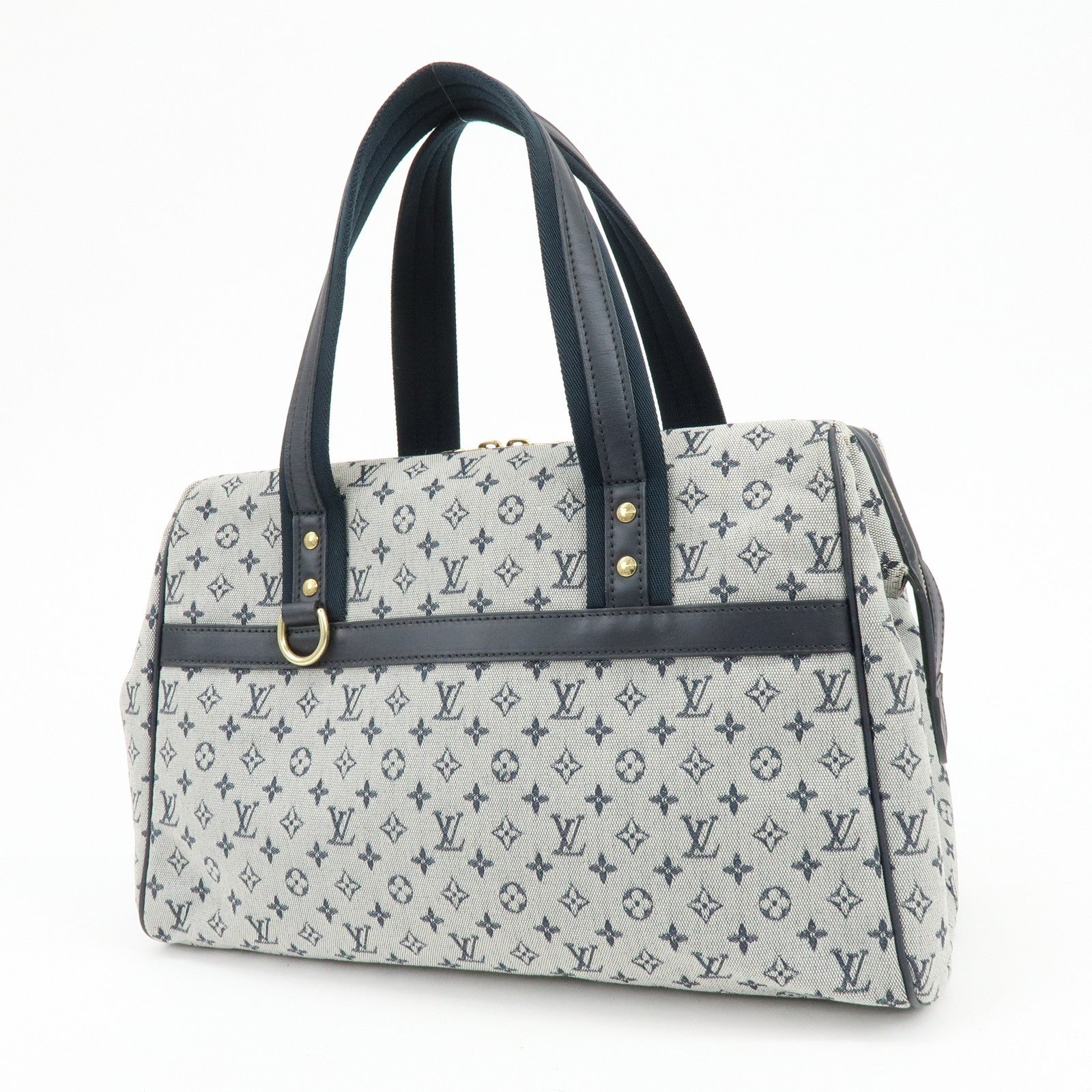 LOUIS VUITTON Monogram Mini Lin Navy Josephine GM