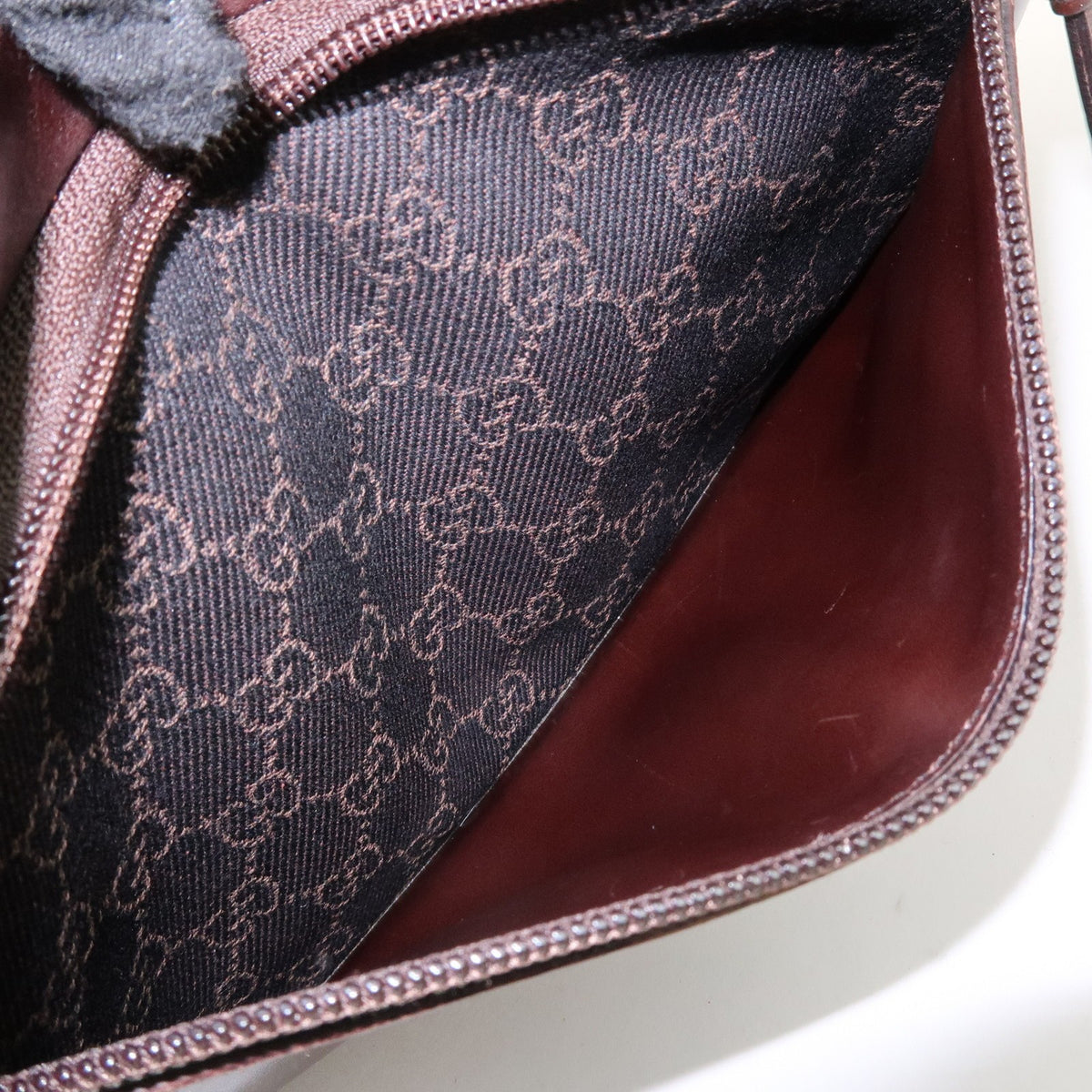 Gucci Tote Bag - Dark Brown, GG Canvas, Leather
